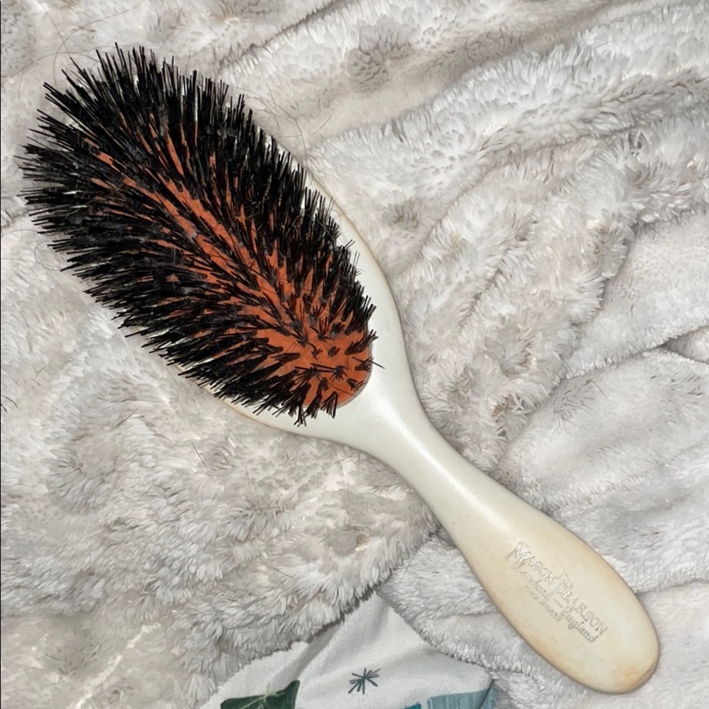 Mason Pearson Ivory Hairbrush - Black and Brown